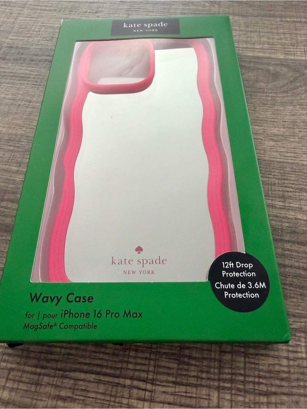 Kate Spade Wavy iPhone 16 Pro Max Case MagSafe Compatible